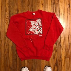 🔥Vintage 90s Fruit of the Loom sweatshirt winter